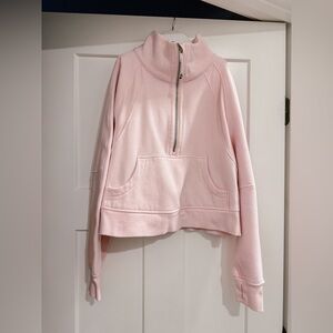 🎀 Lululemon Scuba Half-Zip Hoodie Pink XS
